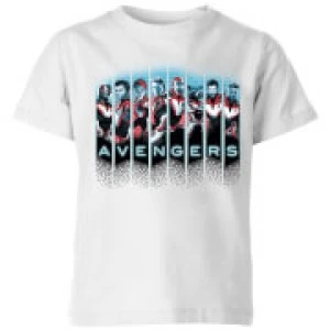 Avengers: Endgame Character Split Kids T-Shirt - White - 11-12 Years