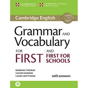 Grammar and Vocabulary for First and First for Schools Book with Answers and Audio Mixed media product 2015