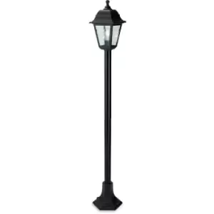 Firstlight - Oslo - 1 Light Post Lantern Black Resin IP44, E27