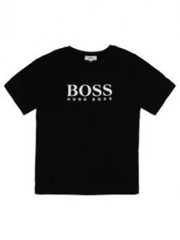 Hugo Boss Classic Short Sleeve T-Shirt Black Size 10 Years Boys