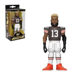 NFL Cleveland Browns Odell Beckham Jr. Home Uniform Vinyl Gold