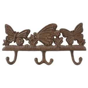 Robert Dyas My Botanical Garden Cast Iron Butterfly Hanger