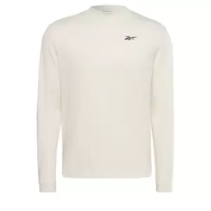 Reebok MYT Long-Sleeve Top Graphic T-Long-Sleeve Top - White