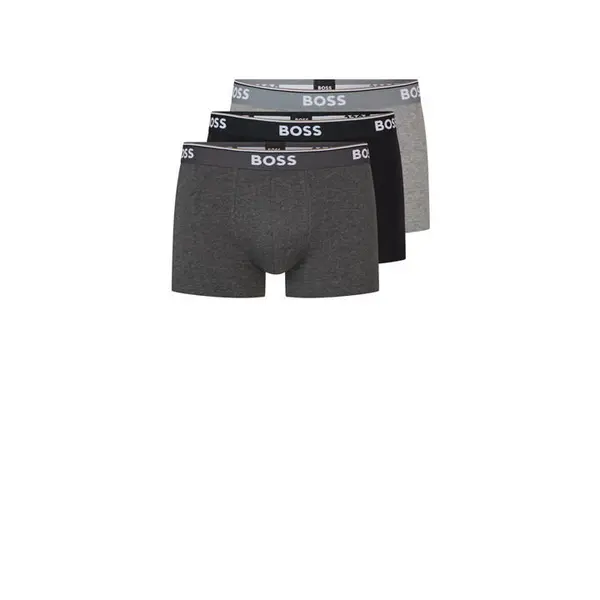 Boss Bodywear 3 Pack Power Boxer Shorts - Grey 2XL