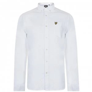 Lyle and Scott Oxford Shirt - White 626