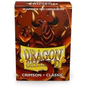 Dragon Shield Japanese Size Classic Crimson Card Sleeves - 60 Sleeves