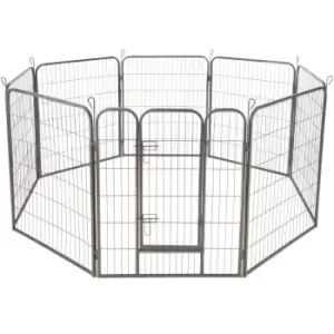 Tectake Puppy Playpen 8 Corners - Dia 154 x H100cm