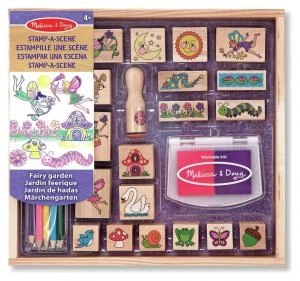 Melissa and Doug Stamp a Scene Fairy Garden.