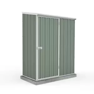 Mercia Absco Space Saver 5 X 3 Pent Metal Shed - Pale Eucalyptus