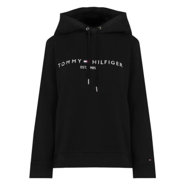 Tommy Hilfiger Essential Hilfiger Hoodie - BLACK BDS