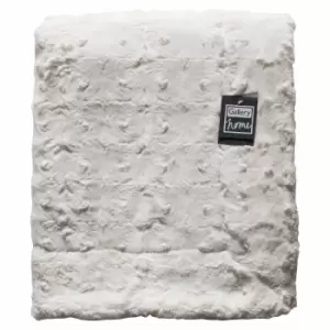 Crossland Grove Stella Fur Throw Cream 1400x1800mm