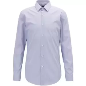 Boss Herwing Long Sleeve Shirt - Blue