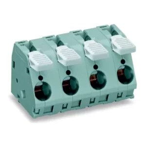 WAGO 2716-205 5 Pole 15mm 76A 30° Lever PCB Terminal Block Grey