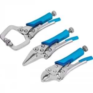 Mini Locking Pliers Set, 3 Piece