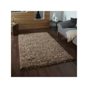 Vista 3547 Shaggy Rug, Beige, 200 x 290 Cm - Think Rugs