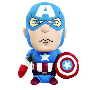 Marvel Medium Captain America Talking Plush