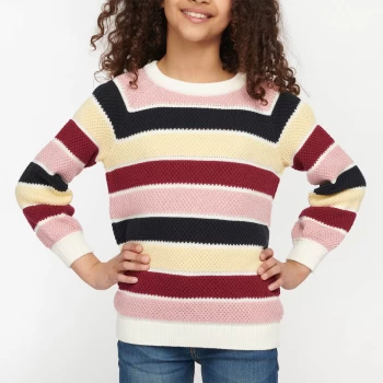 Barbour Girls Collywell Knitted Jumper - Multi - M (8-9 Years)