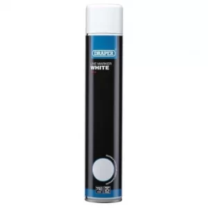 Draper 750ml White Line Marker Spray Paint