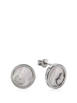 Radley Love Radly Heart Sterling Silver Circle Earrings