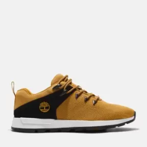 Timberland Sprint Trekker Knit Trainer For Men In Yellow, Size 11.5