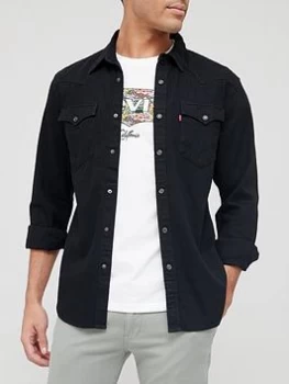 Levis Barstow Western Denim Shirt - Black