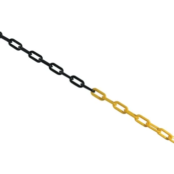 8MM X 25M Yellow & Black Chain Pack - Matlock