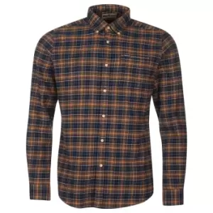 Barbour Mens Alderton Tailored Shirt Navy Large