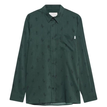 Jack Wills Brookswell Floral Print Shirt - Green