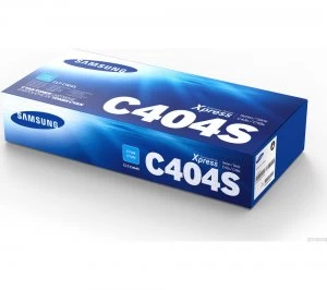 Samsung CLT-C404S Cyan Laser Toner Ink Cartridge - Cyan