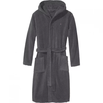 Tommy Bodywear Hooded Bathrobe - Magnet