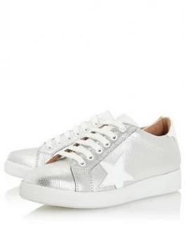 Dune London Edris S Trainer - Silver, Size 5, Women