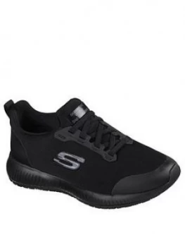 Skechers Squad Sr Trainer - Black, Size 4, Women