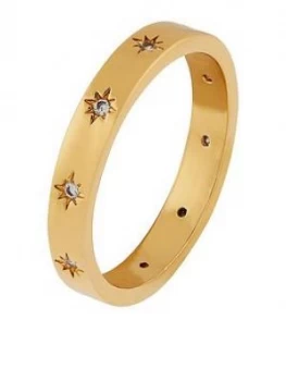 Accessorize Z Sparkle Star Set Band Ring