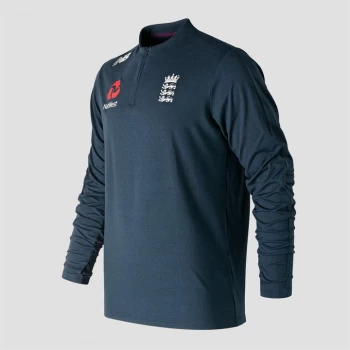 New Balance England Cricket Quarter Zip Sweatshirt Mens - Galaxy