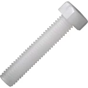 Toolcraft Hexagonal Screw DIN 933 Polyamide M2 x 16mm Pack Of 10