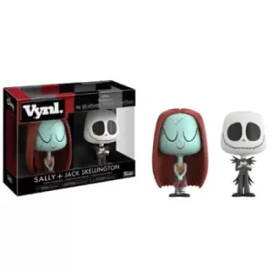 Disney Sally and Jack Skellington Vynl.