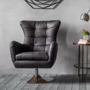 Hudson Living Bristol Antique Black Armchair