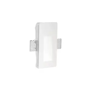 Walky-2 Integrated LED Plaster In Indoor Recessed Marker Wall Lamp 1 Light White 3000K