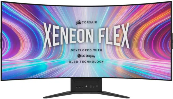 CORSAIR XENEON FLEX 45" 45WQHD240 UltraWide Quad HD Gaming OLED Monitor