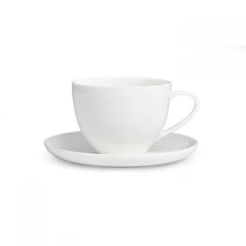 Hotel Collection Tea Cup & Saucer - White