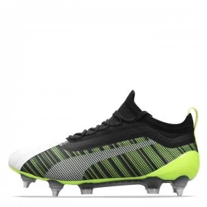 Puma One 20.1 SG Football Boots - White/Black/Yel