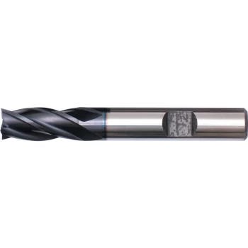 3670 10.00MM Series 3670 HSS-Co M42 Multi Flute Weldon Shank End Mills - Fire Coating