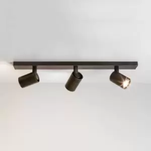 Ascoli 3 Light Triple Spotlight Bar Bronze Effect, GU10