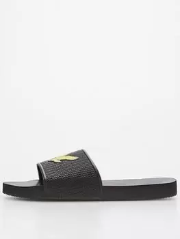 Lyle & Scott Easy Slide - True Black, True Black, Size 10, Men