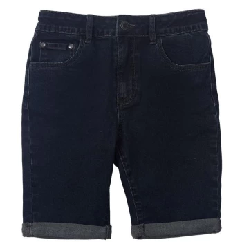 Firetrap Denim Shorts Junior Boys - Dark Petrol