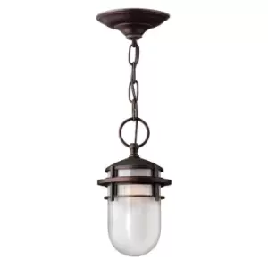 IP23 1 Bulb Chain Lantern Victorian Bronze LED E27 60W