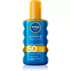 Nivea Sun Protect and Dry Fast Absorbing Sun Cream Spray SPF 30 200ml