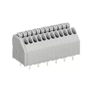 Wago 250-404. Terminal Block, Wire To Brd, 4Pos, 20Awg