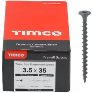 Timco Drywall Bugle Head Screws (Coarse Thread) - 3.5 x 35 (1000 pack)