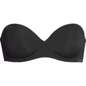 Calvin Klein Push Up Strapless Bra - Black